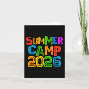 Carte Colonie de vacances pour enfants 2026 ambiance dir