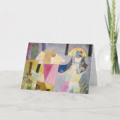 Carte Colonnes noires dans un paysage | Paul Klee (Devant)