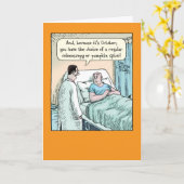 Carte Colonoscopie citrouille d'épices Halloween (Fleur jaune)