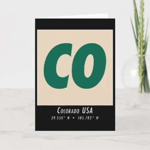 Carte Colorado Hiking And Skiing Co Montagne Vintage Spo