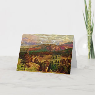 Carte Colorado Rockies Fall Art Card