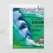 Carte Colorado USA (Devant / Derrière)