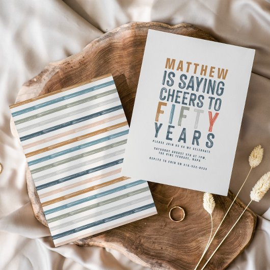 Carte Coloré classe applaudit à cinquante ans