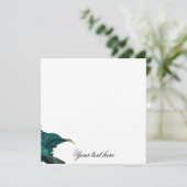 Carte Coloré élégant floral (Debout devant)