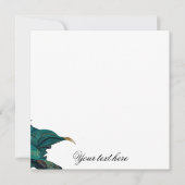 Carte Coloré élégant floral (Devant)