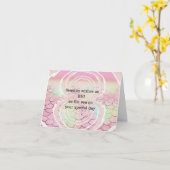 Carte Coloré Grand Comme La Mer Anniversaire (Fleur jaune)