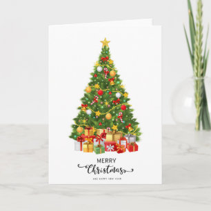 Carte Coloré Moderne Design élégant Joyeux Noël