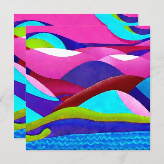 Carte Coloré Ocean Hills (Devant / Derrière)