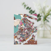 Carte colorée Brasilia (Debout devant)