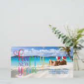 Carte colorée de bonne année 311 (Debout devant)