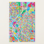 Carte colorée Denver (Devant)