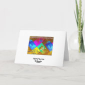 Carte colorée du Nouvel An (Dos)