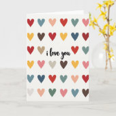 Carte colorée et sincère de déclaration d'amour (Fleur jaune)