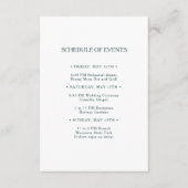 Carte colorée Mariage Abstrait Calendrier des évén (Devant)