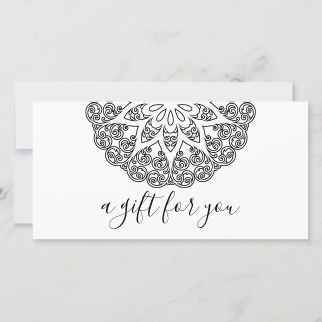 Carte Colorez votre propre MANDALA - do-it-yourself Colo (Devant)