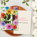 Carte Colorful Bege Floral Happy 21st Birthday Card<br><div class="desc">Vous cherchez une joyeuse carte de 21e anniversaire pour votre fille ? Regardez notre Colorful Retro Bege Floral Happy 21st Birthday Card! Célébrez quelqu'un de spécial avec cette carte d'anniversaire unique et florale dessinée à la main. Orné de marguerites vibrantes dans les tons blanc, orange, rouge, rose, jaune et violet,...</div>