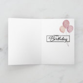 Carte Colorful Birthday Cake Greeting Card (Intérieur)