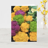 Carte Colorful Cauliflower (Fleur jaune)