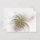 Carte Colorful fractal ornament. Flower art (Devant)