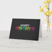 Carte Colorful Happy Junetdix (Fleur jaune)