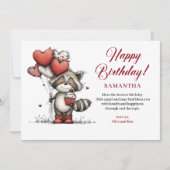 Carte Colorful whimsical animals birthday cheer greeting (Devant)