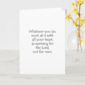 Carte Colossiens 3 23 (Fleur jaune)