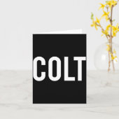 Carte Colt - Cool New Funny Name Fan Gift Tee  (Fleur jaune)