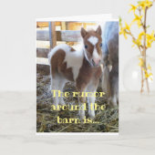 CARTE COLT NE PEUT PAS CROIRE QUE VOUS ÊTES SI VIEILLE ! (Fleur jaune)