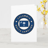 Carte Columbia Caroline du Sud (Fleur jaune)