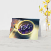 Carte Columbine (Fleur jaune)