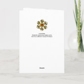 Carte COLUMBINE / Balle mascarade vénitienne (Dos)