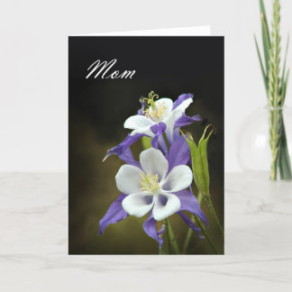 Carte Columbine Mère's Day