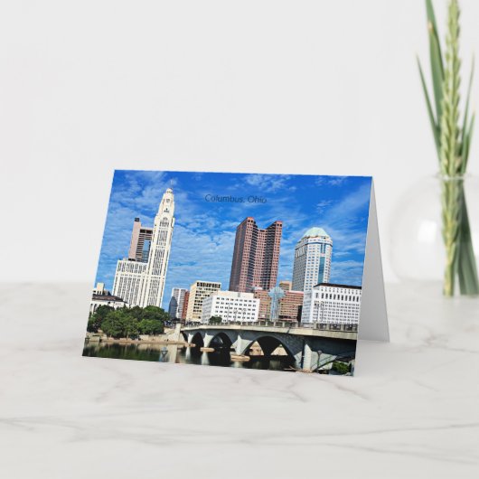 Carte Columbus, Ohio, paysage urbain (Devant)