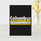 Carte Columbus Soccer Vintage City (Fleur jaune)