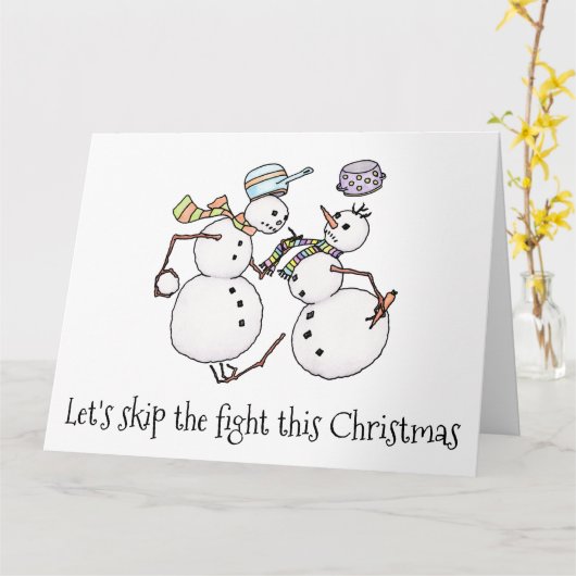 Carte Combat de neige (Fleur jaune)