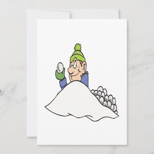 Carte Combat de snowball (Devant)