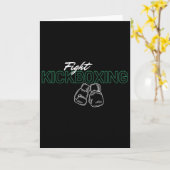 Carte Combat Kickboxing  (Fleur jaune)
