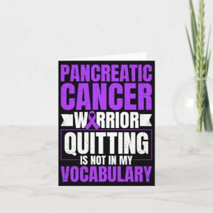 Carte Combattant du cancer du pancréas Tri-Blend premium