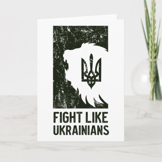 Carte Combattre comme un Ukrainien (Devant)