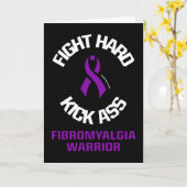 Carte Combattre Dur...Fibro (Fleur jaune)