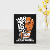 Carte Combattre Est Mon Combattre Wolf-hirschhorn Syndro (Fleur jaune)