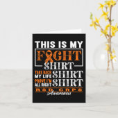 Carte Combattre I Dystrophie réflexe Syndrome de la doul (Fleur jaune)