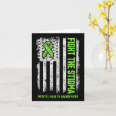 Carte Combattre La Stigmatisation Américaine Drapeau San (Fleur jaune)