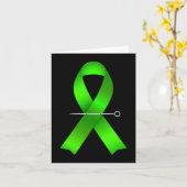 Carte Combattre la stigmatisation Drapeau américain Sant (Fleur jaune)