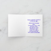 Carte Combattre l'anniversaire des Aliens (Intérieur)