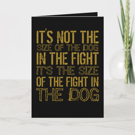 Carte Combattre le chien (Devant)