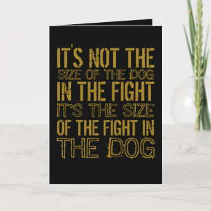 Carte Combattre le chien
