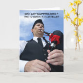 Carte Combien de bagpipers ça prend... (Fleur jaune)