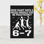 Carte Combien de jours drôles 67 mème citation de basket (Fleur jaune)