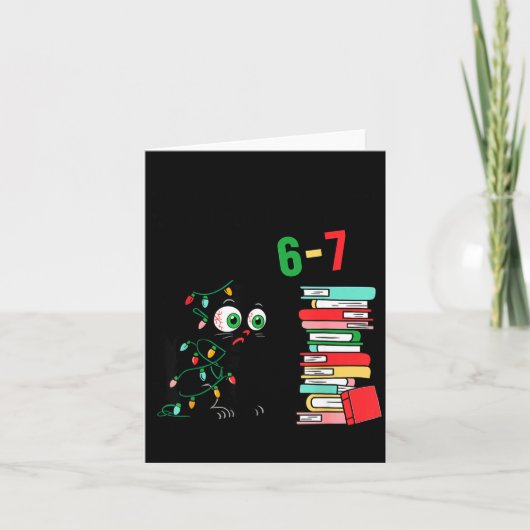 Carte Combien de soirs par semaine devriez-vous lire 6–7 (Devant)